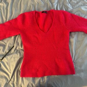 Red sweater by Mango, excellent condition